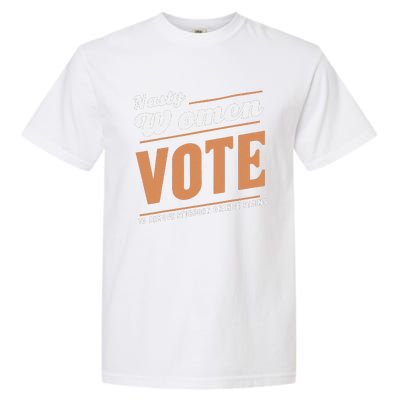 Vote Kamala Removes Nasty Orange Stains Funny Garment-Dyed Heavyweight T-Shirt