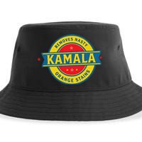 Vote Kamala Removes Nasty Orange Stains Funny Sustainable Bucket Hat