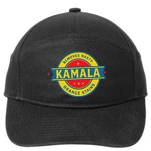 Vote Kamala Removes Nasty Orange Stains Funny 7-Panel Snapback Hat