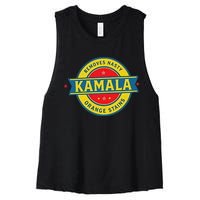 Vote Kamala Removes Nasty Orange Stains Funny Women's Racerback Cropped Tank