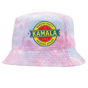 Vote Kamala Removes Nasty Orange Stains Funny Tie-Dyed Bucket Hat