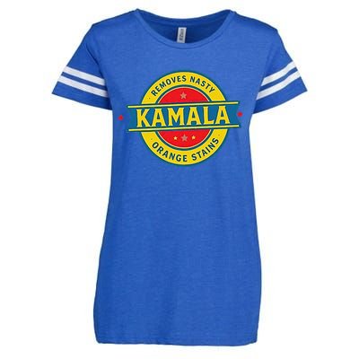 Vote Kamala Removes Nasty Orange Stains Funny Enza Ladies Jersey Football T-Shirt