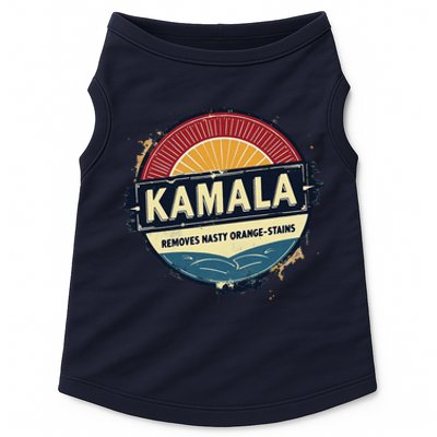 Vote Kamala Removes Nasty Orange Stains Funny Doggie Tank