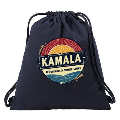 Vote Kamala Removes Nasty Orange Stains Funny Drawstring Bag