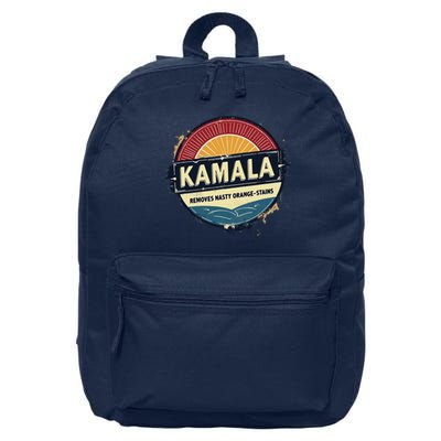 Vote Kamala Removes Nasty Orange Stains Funny 16 in Basic Backpack