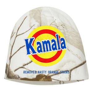 Vote Kamala Removes Nasty Orange Stains Kati - Camo Knit Beanie