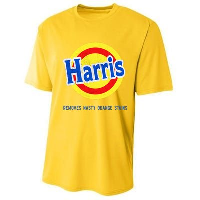 Vote Kamala Removes Nasty Orange Stains Performance Sprint T-Shirt