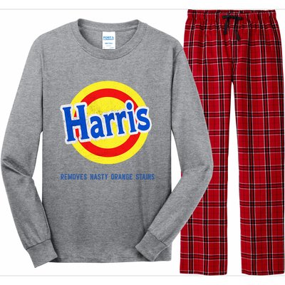 Vote Kamala Removes Nasty Orange Stains Long Sleeve Pajama Set