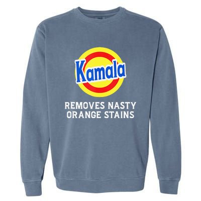 Vote Kamala Removes Nasty Orange Stains Detergent Garment-Dyed Sweatshirt