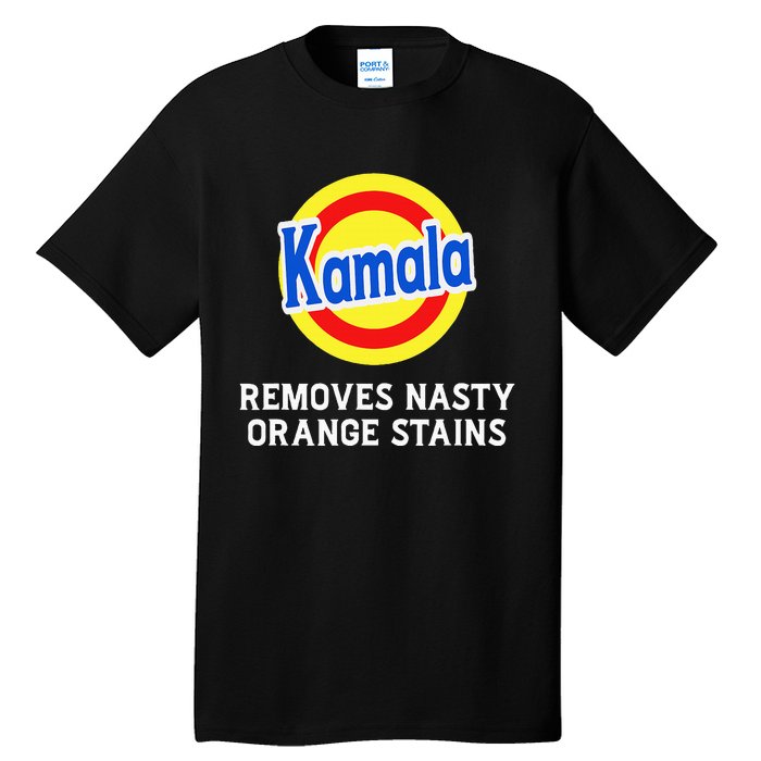 Vote Kamala Removes Nasty Orange Stains Detergent Tall T-Shirt