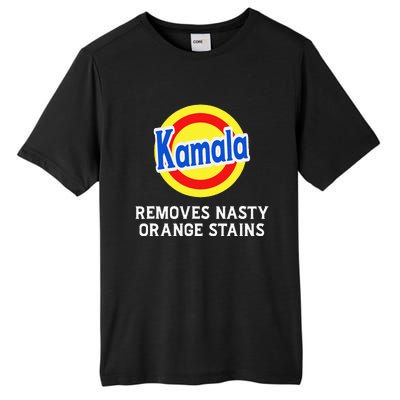 Vote Kamala Removes Nasty Orange Stains Detergent Tall Fusion ChromaSoft Performance T-Shirt