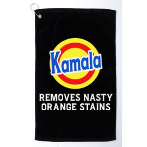 Vote Kamala Removes Nasty Orange Stains Detergent Platinum Collection Golf Towel