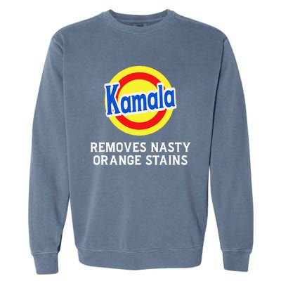 Vote Kamala Removes Nasty Orange Stains Detergent Garment-Dyed Sweatshirt