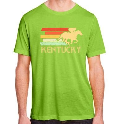 Vintage Kentucky Retro Horse Racing Derby Gift Adult ChromaSoft Performance T-Shirt