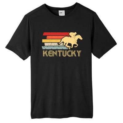 Vintage Kentucky Retro Horse Racing Derby Gift Tall Fusion ChromaSoft Performance T-Shirt