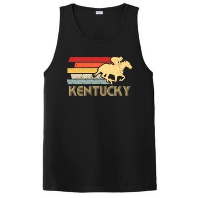 Vintage Kentucky Retro Horse Racing Derby Gift PosiCharge Competitor Tank