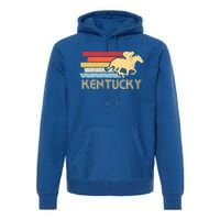 Vintage Kentucky Retro Horse Racing Derby Gift Premium Hoodie