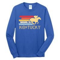 Vintage Kentucky Retro Horse Racing Derby Gift Tall Long Sleeve T-Shirt