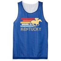 Vintage Kentucky Retro Horse Racing Derby Gift Mesh Reversible Basketball Jersey Tank