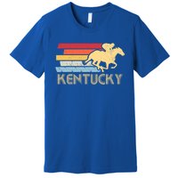 Vintage Kentucky Retro Horse Racing Derby Gift Premium T-Shirt