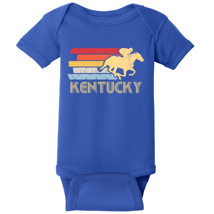 Vintage Kentucky Retro Horse Racing Derby Gift Baby Bodysuit