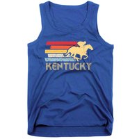 Vintage Kentucky Retro Horse Racing Derby Gift Tank Top