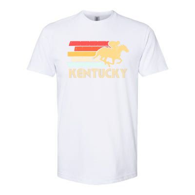 Vintage Kentucky Retro Horse Racing Derby Gift Softstyle CVC T-Shirt