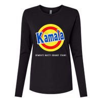 Vote Kamala Removes Nasty Orange Stains Funny Womens Cotton Relaxed Long Sleeve T-Shirt