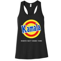 Vote Kamala Removes Nasty Orange Stains Funny Women's Racerback Tank