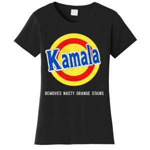 Vote Kamala Removes Nasty Orange Stains Funny Women's T-Shirt