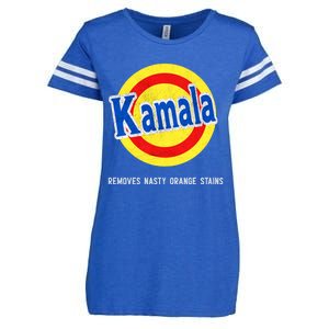 Vote Kamala Removes Nasty Orange Stains Funny Enza Ladies Jersey Football T-Shirt