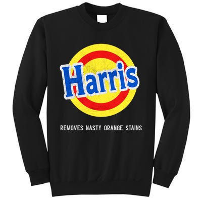 Vote Kamala Removes Nasty Orange Stains Funny Sweatshirt