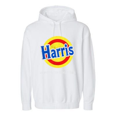 Vote Kamala Removes Nasty Orange Stains Funny Garment-Dyed Fleece Hoodie