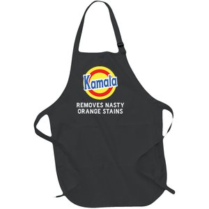 Vote Kamala Removes Nasty Orange Stains Detergent Funny Full-Length Apron With Pockets