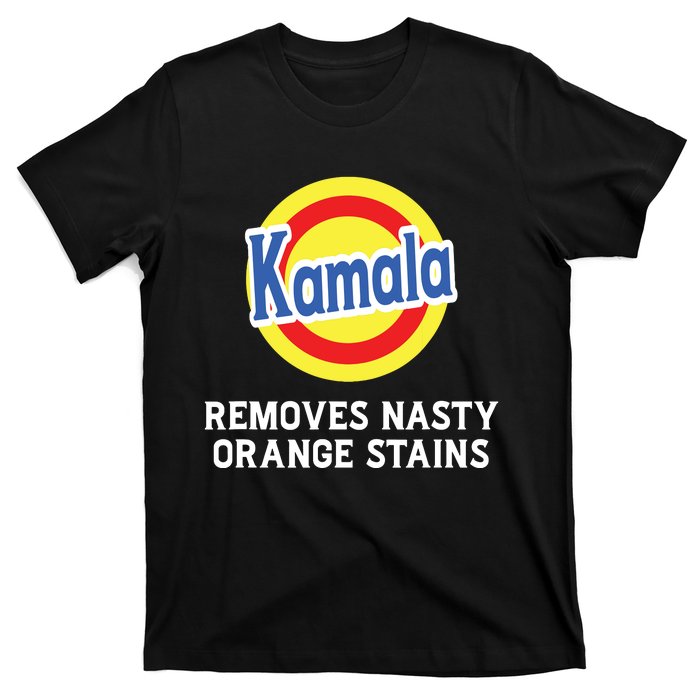 Vote Kamala Removes Nasty Orange Stains Detergent Funny T-Shirt