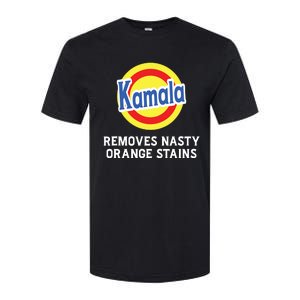 Vote Kamala Removes Nasty Orange Stains Detergent Funny Softstyle® CVC T-Shirt