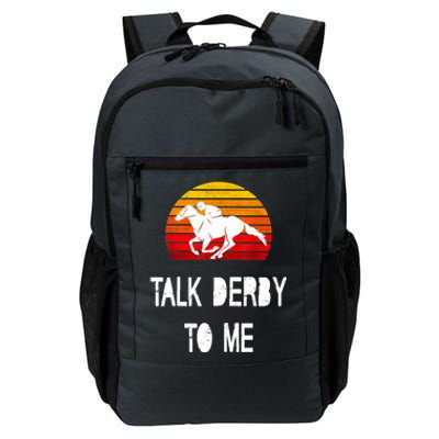 Vintage Kentucky Retro Horse Racing Derby Day Daily Commute Backpack