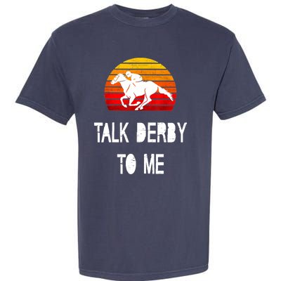 Vintage Kentucky Retro Horse Racing Derby Day Garment-Dyed Heavyweight T-Shirt