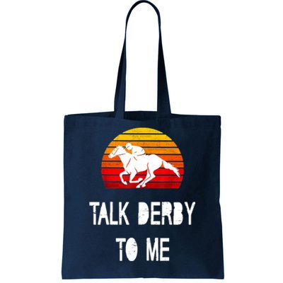 Vintage Kentucky Retro Horse Racing Derby Day Tote Bag