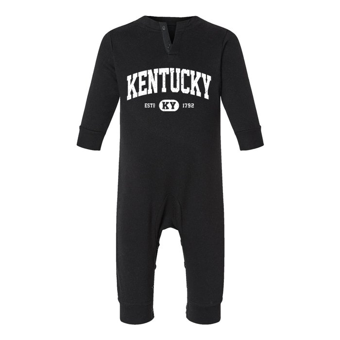 Vintage Kentucky Shirts Retro Classic Ky Souvenir Infant Fleece One Piece