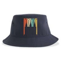 Vintage Kawasaki Skyline Silhouette Sustainable Bucket Hat