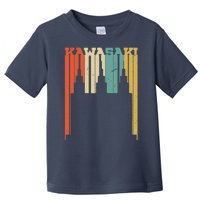 Vintage Kawasaki Skyline Silhouette Toddler T-Shirt