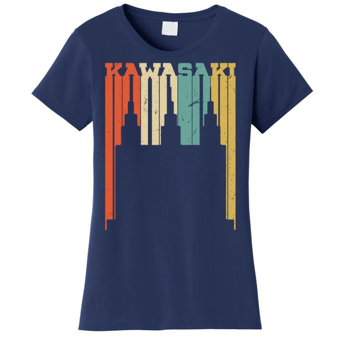 Vintage Kawasaki Skyline Silhouette Women's T-Shirt