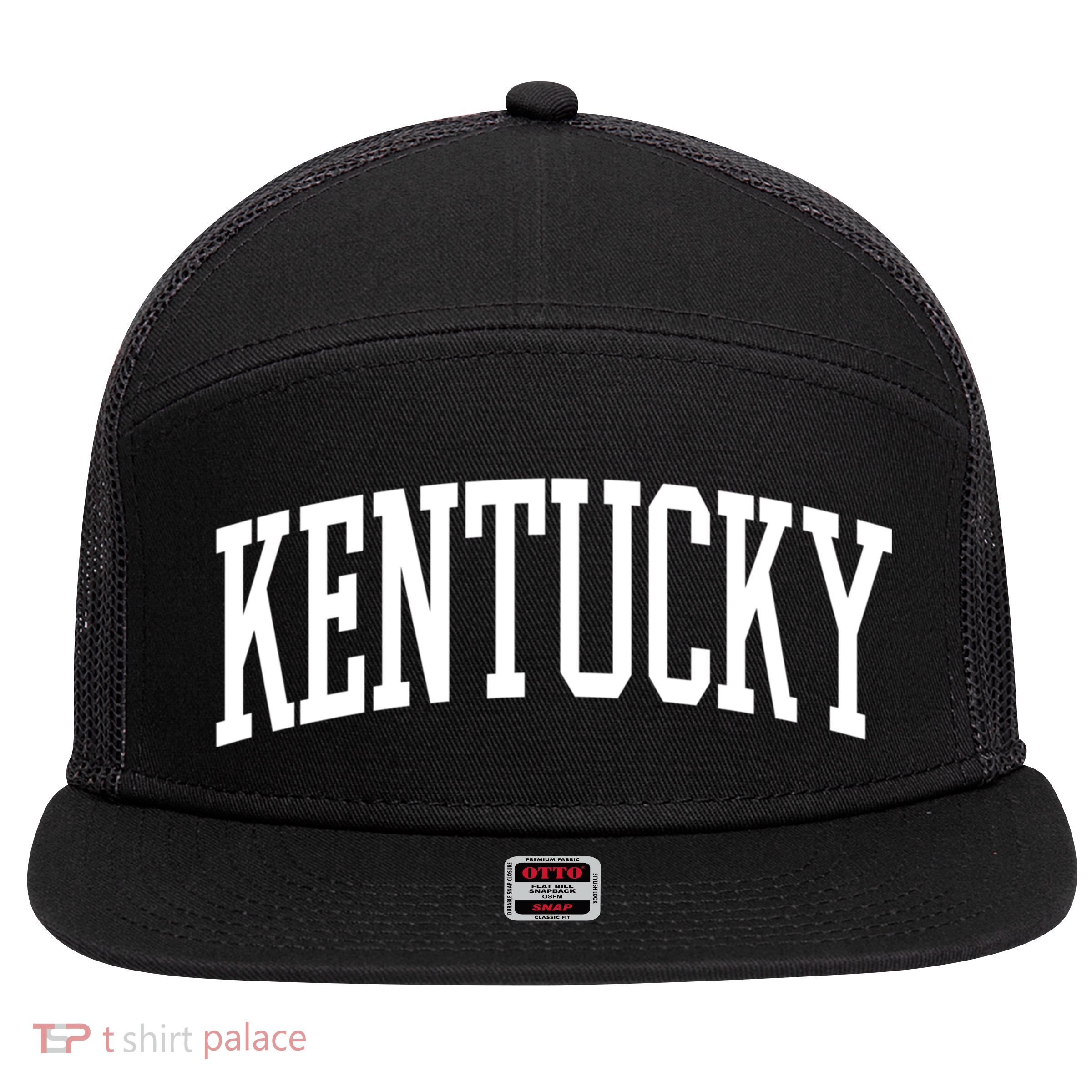 Varsity Kentucky 7 Panel Mesh Trucker Snapback Hat