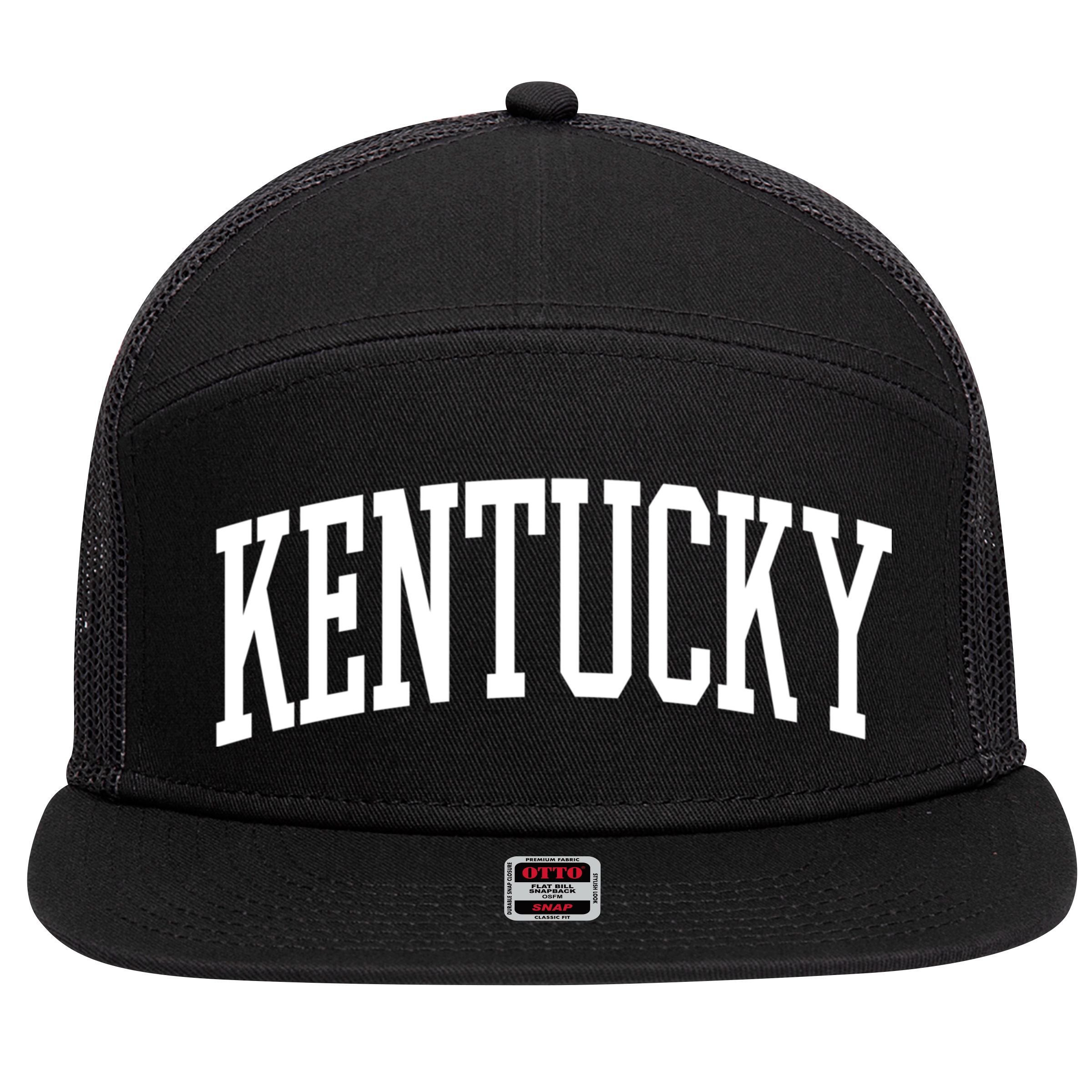 Varsity Kentucky 7 Panel Mesh Trucker Snapback Hat