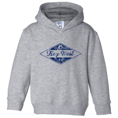 Vintage Key West Florida Keys Established 1828 Beach Boating Toddler Hoodie