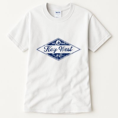Vintage Key West Florida Keys Established 1828 Beach Boating Tall T-Shirt