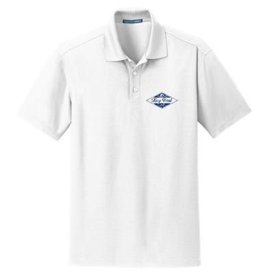 Vintage Key West Florida Keys Established 1828 Beach Boating Dry Zone Grid Polo