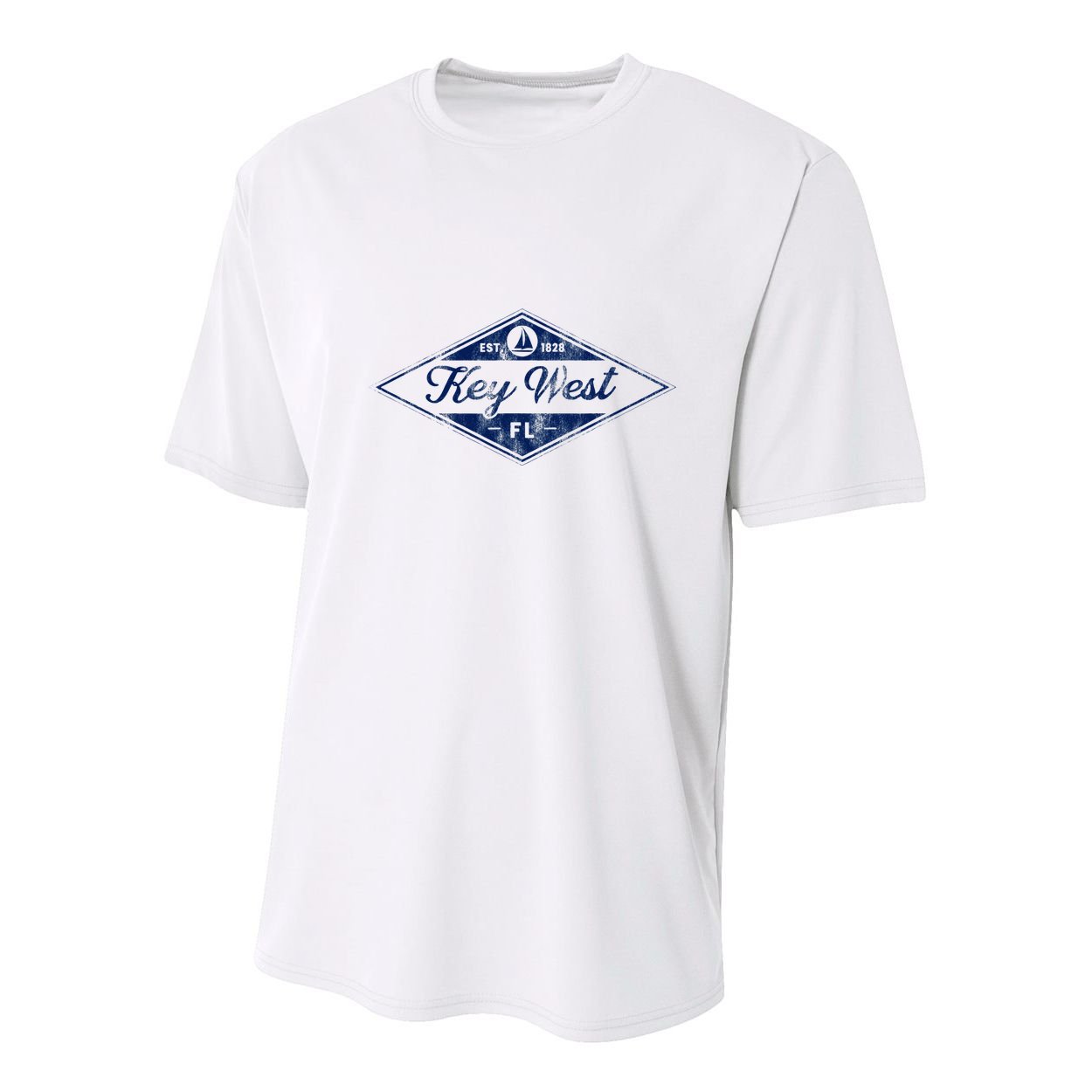 Vintage Key West Florida Keys Established 1828 Beach Boating Youth Performance Sprint T-Shirt