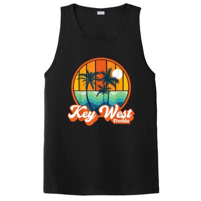 Vintage Key West Florida Keys Retro 70s Beach Vacation PosiCharge Competitor Tank